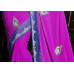 Glamorous Heavy Stone Worked Wedding Wear Chiffon Net Saree